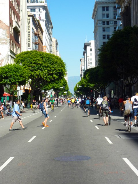 CicLAvia in Los Angeles, CA. Photo by Anna Peccianti